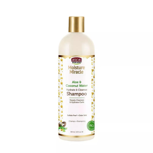 African Pride | Moisture Miracle Aloe & Coconut Water Hydrate & Cleanse Shampoo 354ml