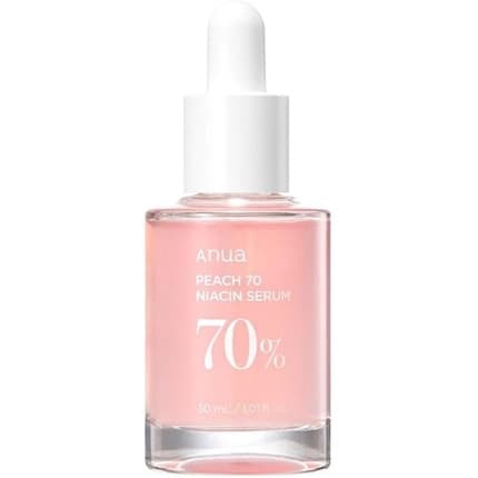 Anua Peach 70 Niacinamide Serum 30ml dropper bottle