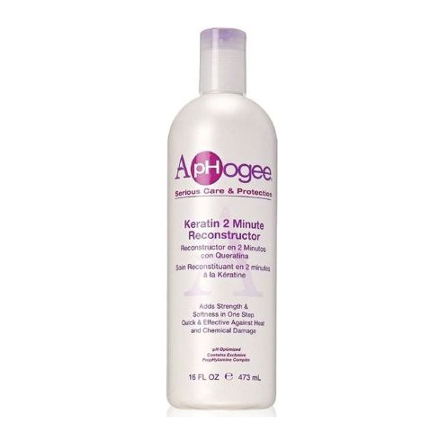 ApHogee Intensive Two Minute Keratin Reconstructor 16oz bottle, protein hair treatment