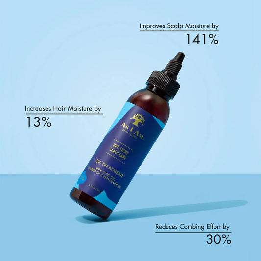As I Am Dry and Itchy Oil -  Enriched with Olive oil, Tea Tree Oil and Peppermint Oil