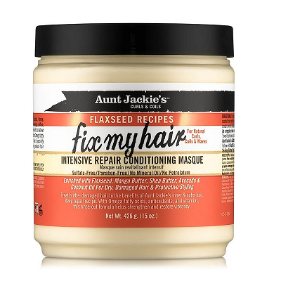 Aunt Jackies Curls And Coils Intensive Repair Conditioning Masque - 15Oz
