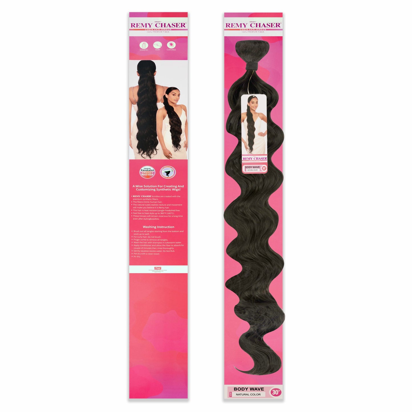 Remy Chaser Body Wave 20” And 30" Premium Virgin