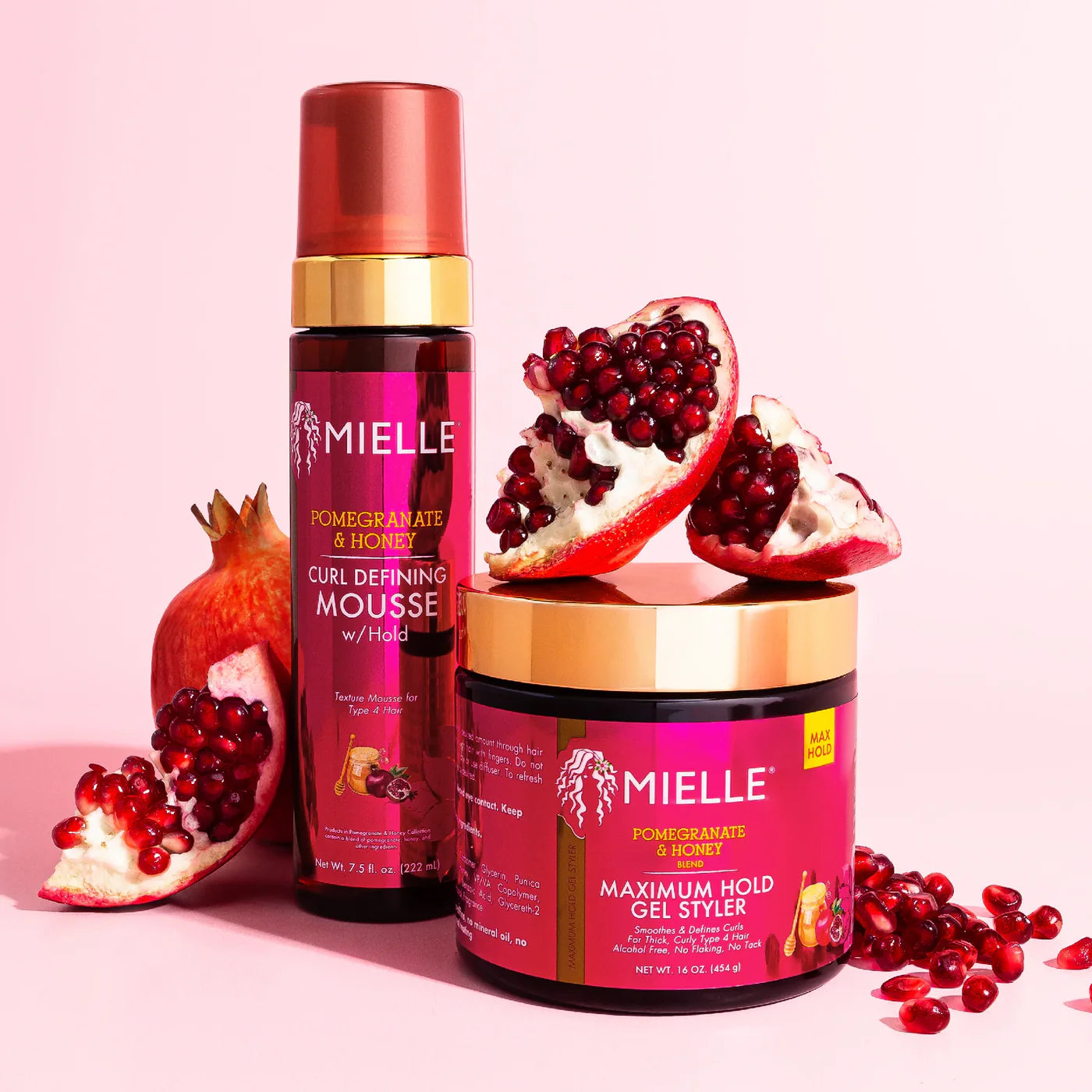 Mielle Pomegranate And Honey Maximum Hold Gel Styler 16oz