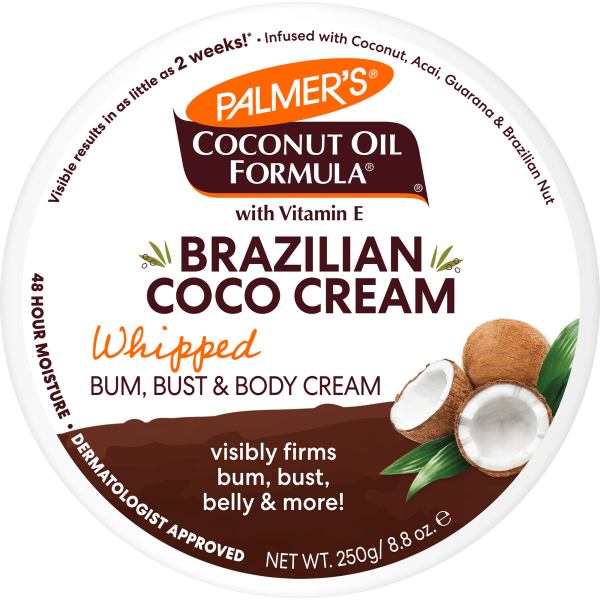 Palmer's Brazilian Coco Whipped Bum, Bust & Body Cream - 250G