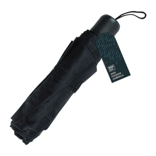Brolly Mini Folding Umbrella, compact fold-away brolly for rain