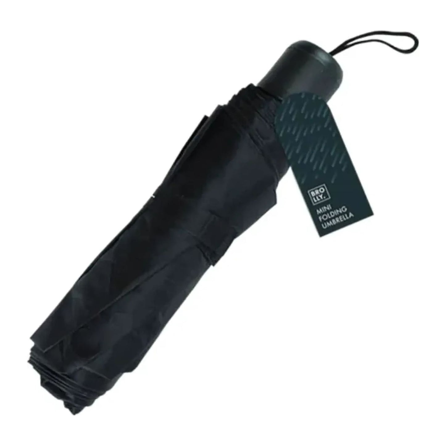 Brolly Mini Folding Umbrella, compact fold-away brolly for rain