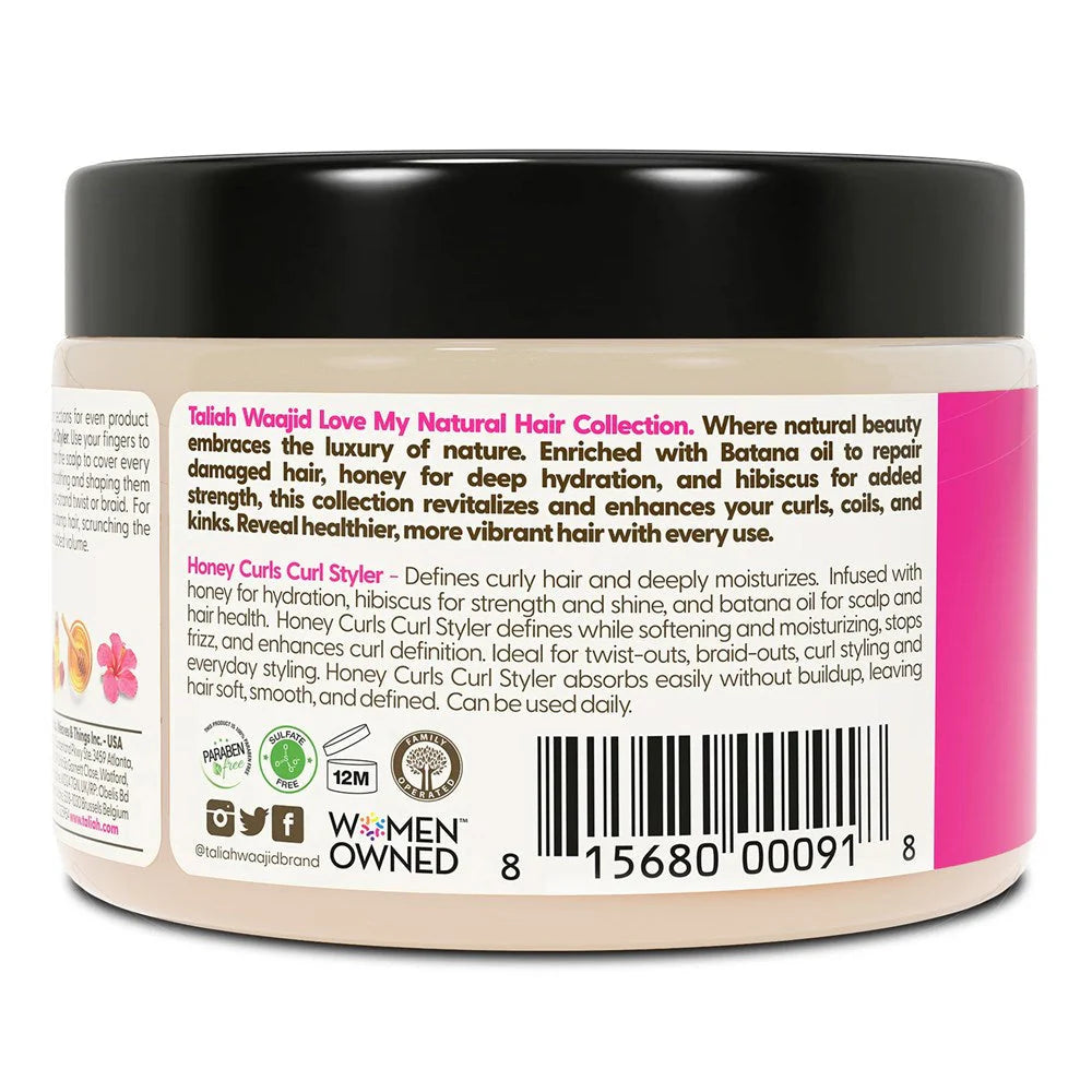 Taliah Waajid Love My Natural Hair Honey Curls Curl Styler 12oz - product detail | CC Hair & Beauty