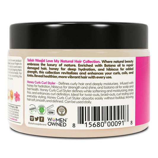 Taliah Waajid Love My Natural Hair Honey Curls Curl Styler 12oz - product detail | CC Hair & Beauty