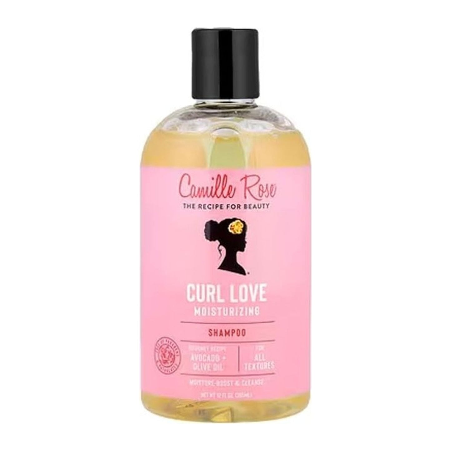 Camille Rose Curl Love Moisturizing Shampoo 355ml bottle for curls, coils and waves