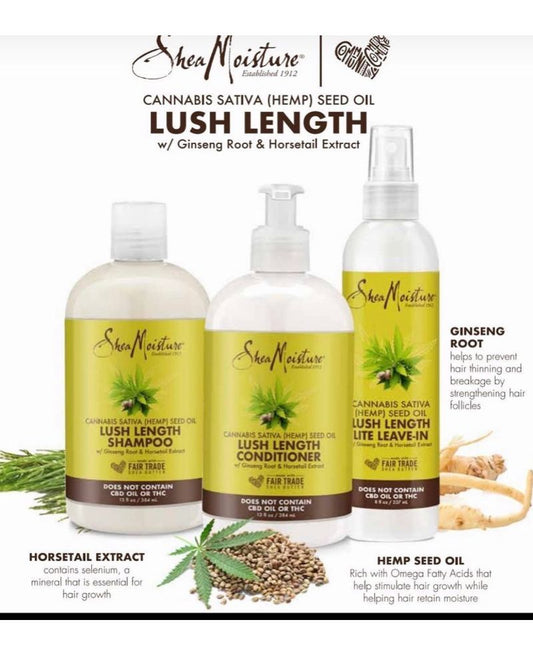 Shea Moisture Cannabis Sativa Seed Oil Lush Length Conditioner 384ml