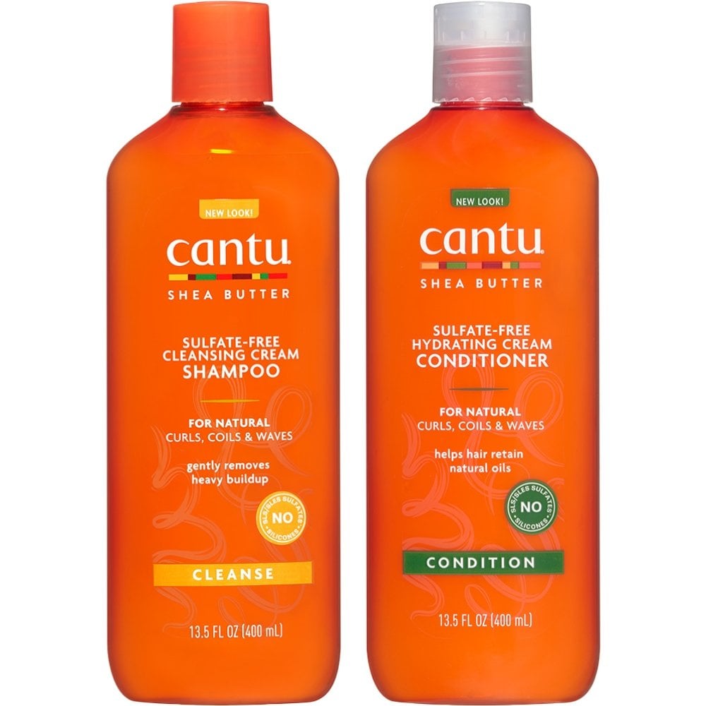 Cantu Sulfate Free Shampoo & Conditione 400ml / 13.5oz Bundle Deal