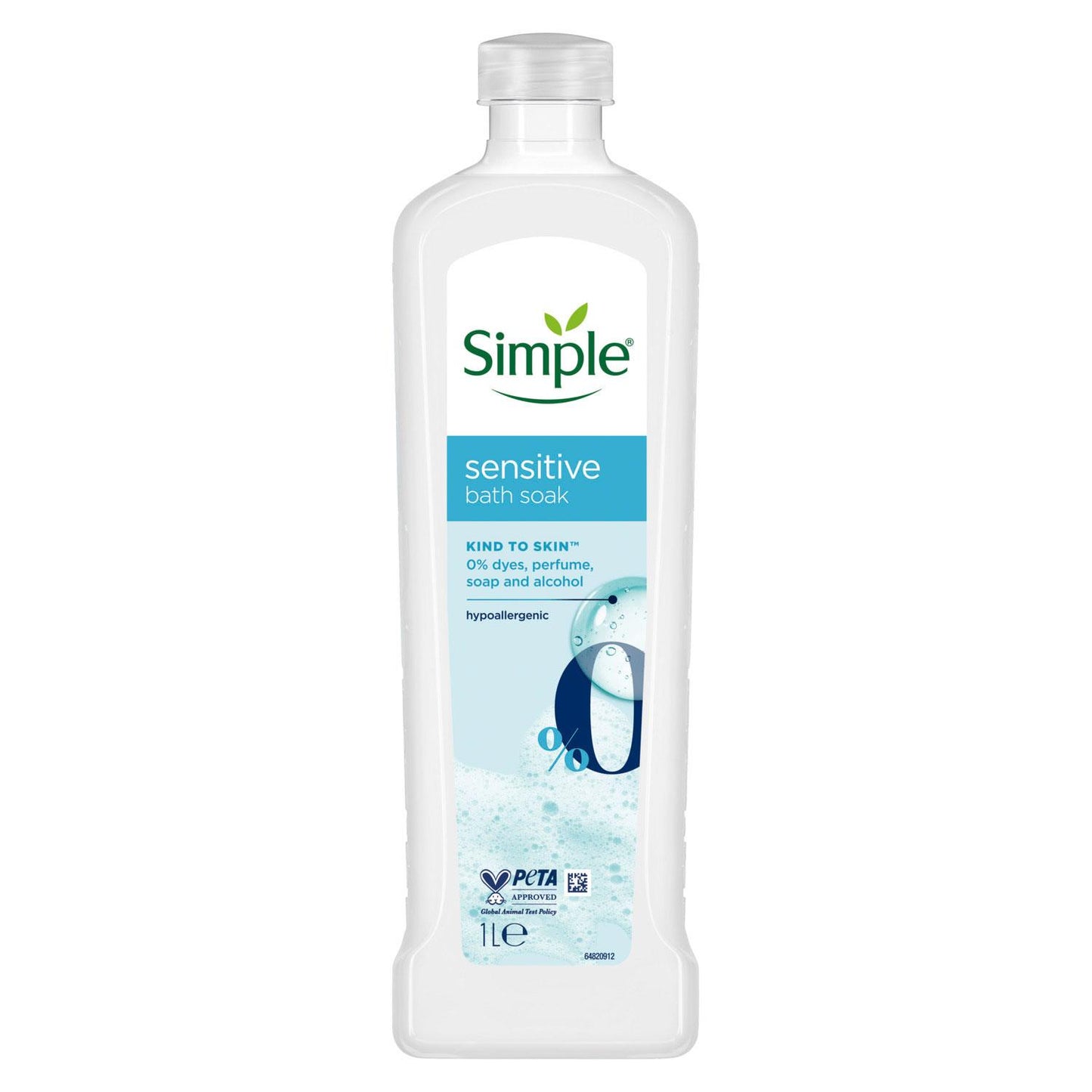 Simple Kind to Skin Bath Soak Sensitive  1L - product detail | CC Hair & Beauty