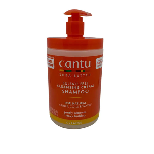 Cantu Sulfate-Free Cleansing Cream Shampoo Salon Size, 709 G