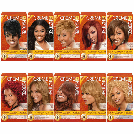 Creme Of Nature Exotic Shine Permanent Hair Dye With Argan Oil