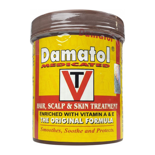 Damatol Medicated Hair & Scalp Treatment 55g jar for dry itchy scalp and skin