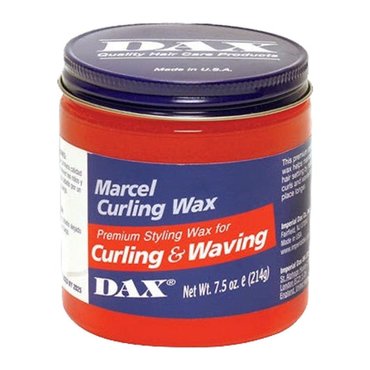 Dax Marcel Curling Wax 214g tub, hair styling pomade for curls and waves