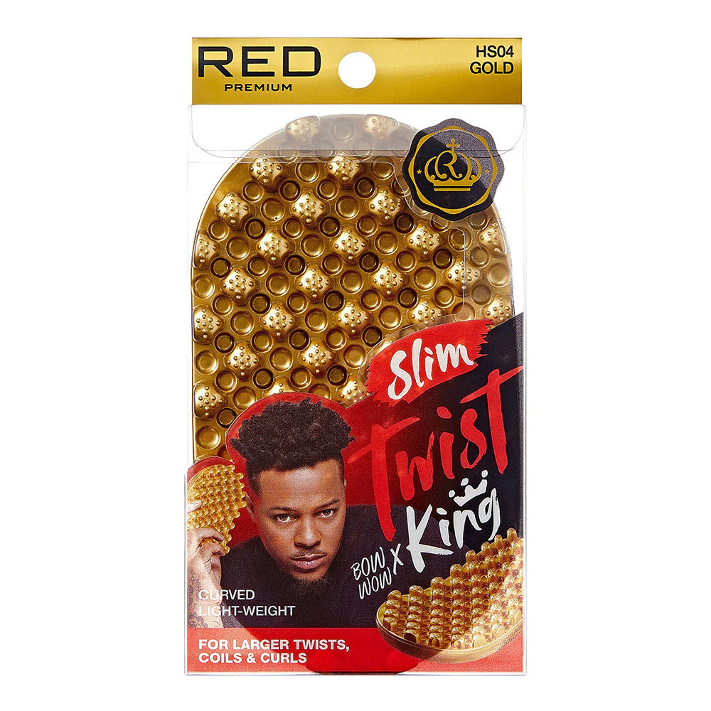 Kiss Red Premium x Bow Wow Twist King Luxury Twist Styling Tool Brush=HS04