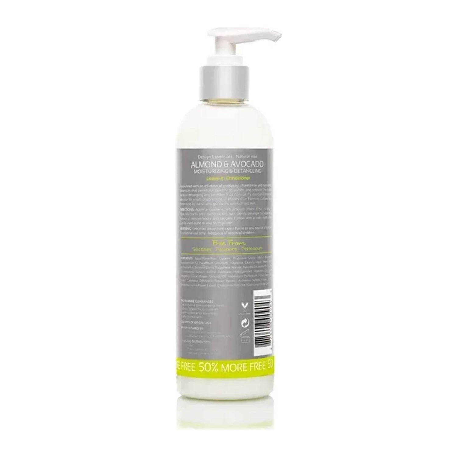 Design Essentials Almond & Avocado Moisturizing & Detangling Conditioner 12oz bottle