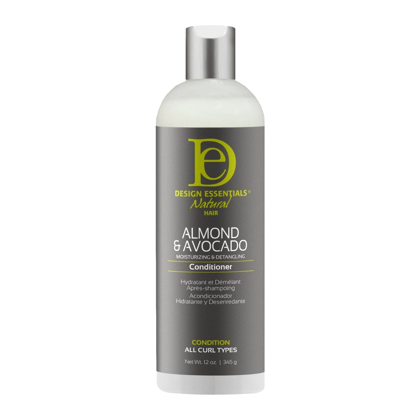 Design Essentials Almond & Avocado Moisturizing & Detangling Conditioner 12oz bottle