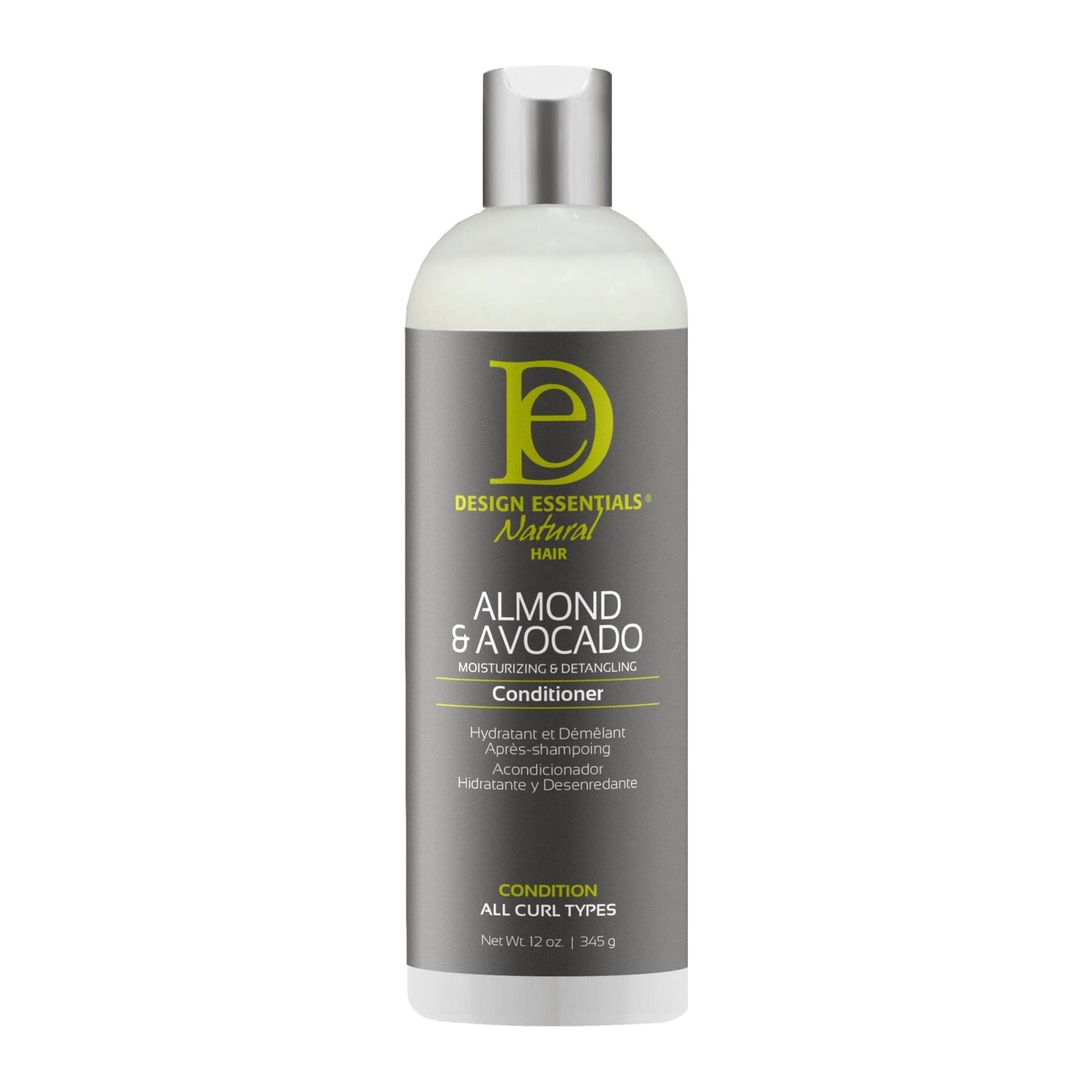 Design Essentials Almond & Avocado Moisturizing & Detangling Conditioner 12oz bottle
