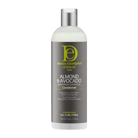 Design Essentials Almond & Avocado Moisturizing & Detangling Conditioner 12oz bottle