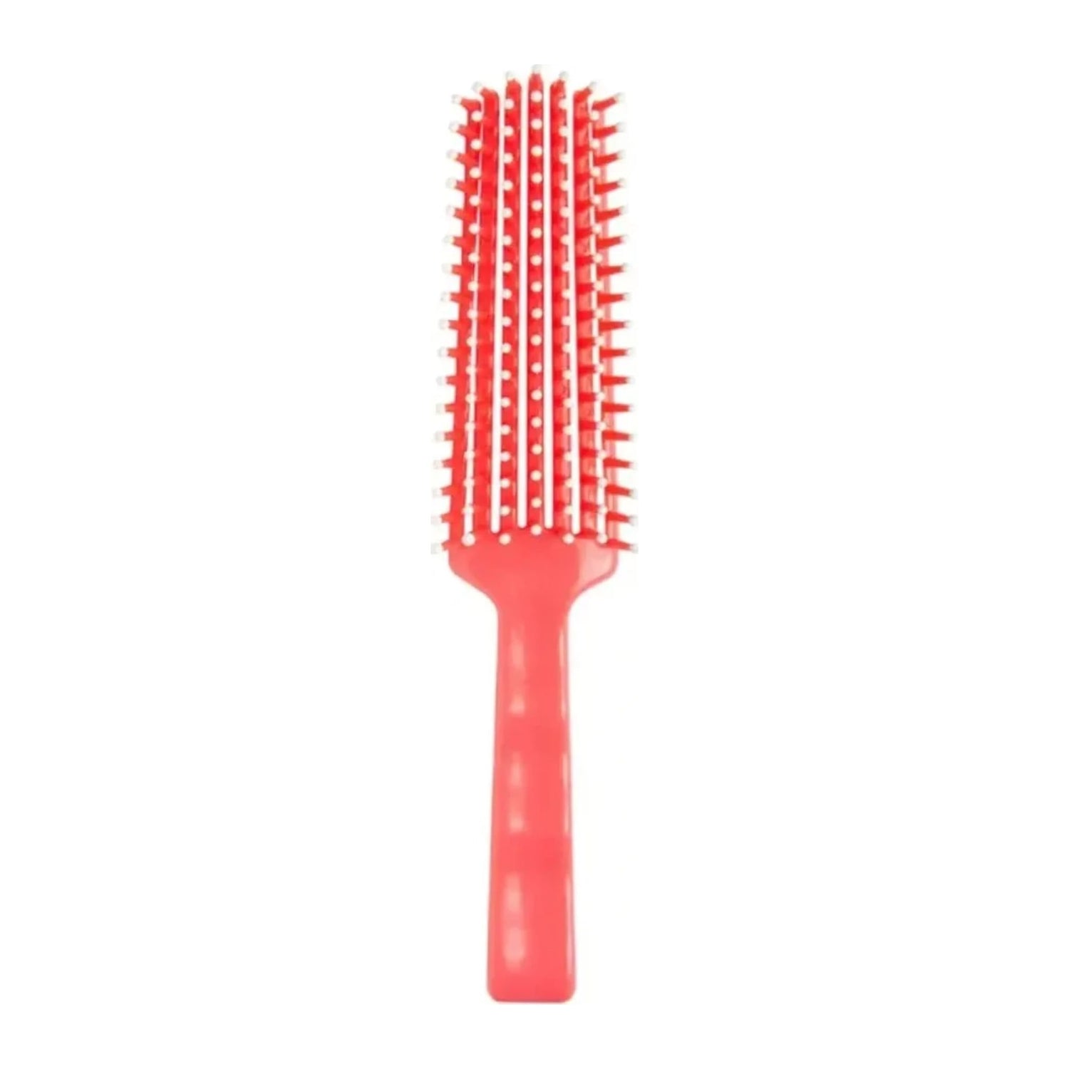 Diane Flexible Vent Brush in Coral with ball-tipped pins and grooved handle, item DBB020