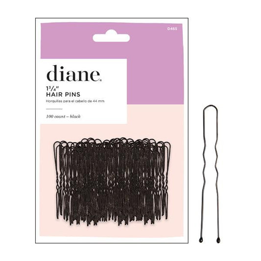 Diane Hair pin black 1.75" - 100/pack