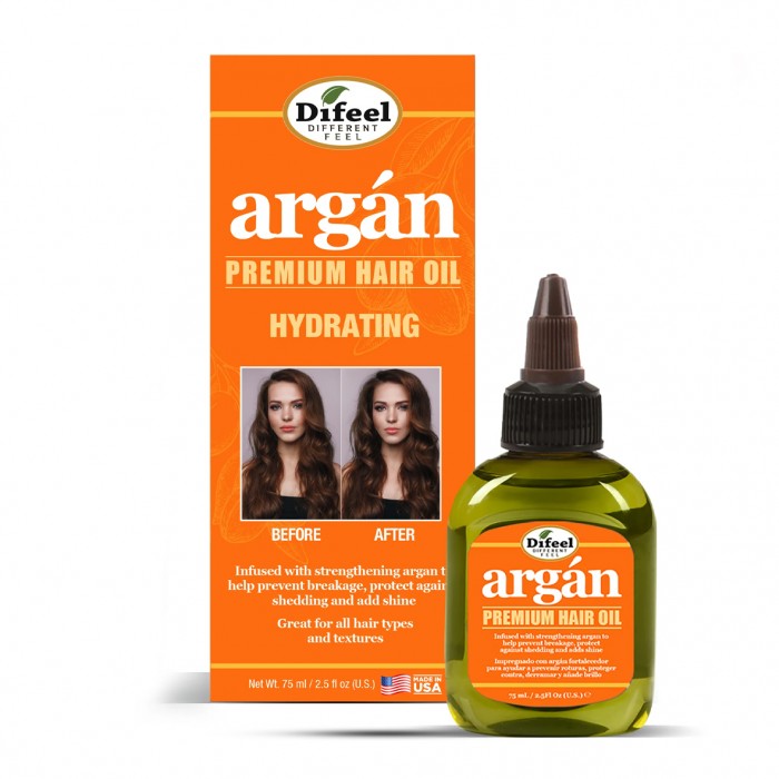 Difeel Argan Premium Hair Oil Hydrating 2.5oz