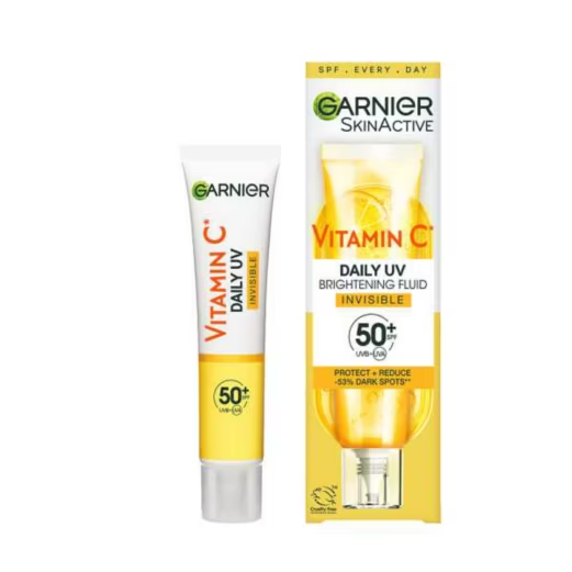 Garnier Skin Active Vitamin C Daily UV Fluid SPF50+ Invisible 40ml