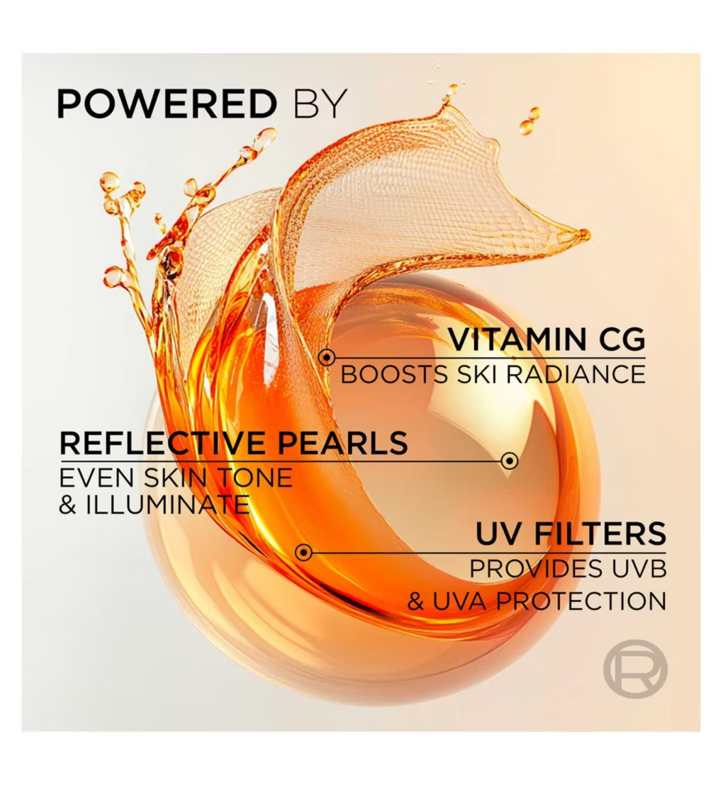 L'Oreal Paris Revitalift Clinical Vitamin C Tinted Glow Daily Fluid SPF30 + Vitamin E, 40ml