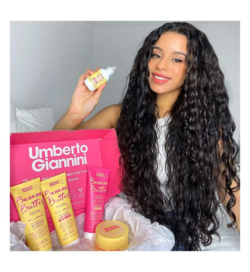 Umberto Giannini Banana Butter Nourishing Superfood Shampoo 250ml