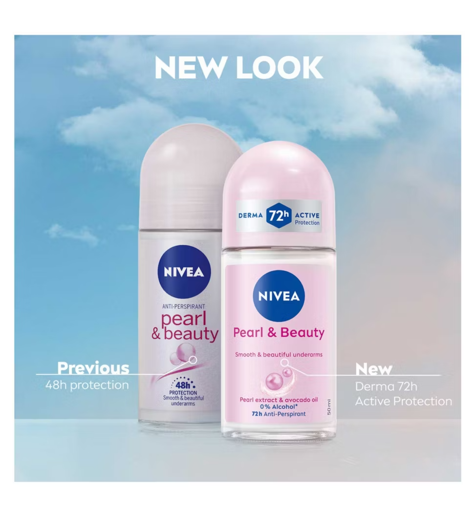 NIVEA Anti-Perspirant Deodorant Roll-On 72 Hours 50ml
