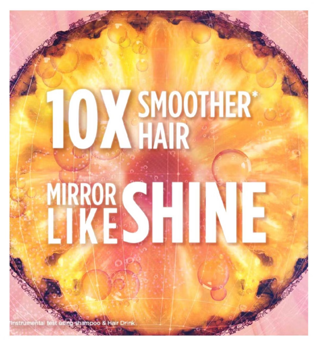Garnier Ultimate Blends Glowing Lengths Pineapple Hair Drink Liquid Conditioner 200ml