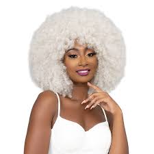 Janet Collection Synthetic Hair Wig - Natural Afro Badu