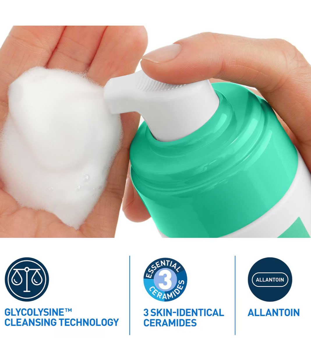 CeraVe Balancing Air Foam Foaming Facial Cleanser for Normal to Combination Skin 148ml