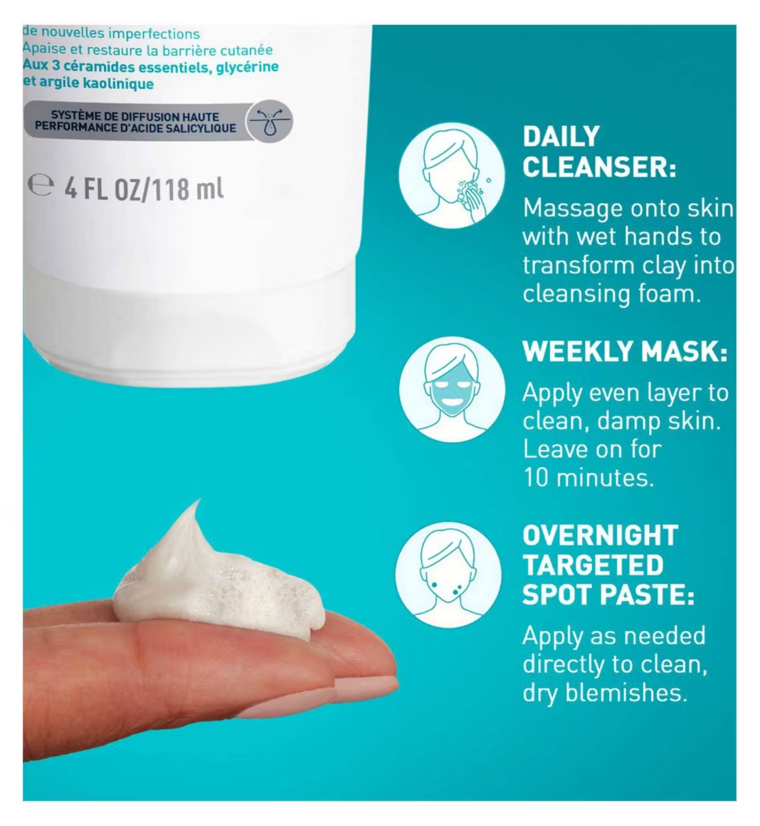 CeraVe Clay To Foam Cleanser 118ml