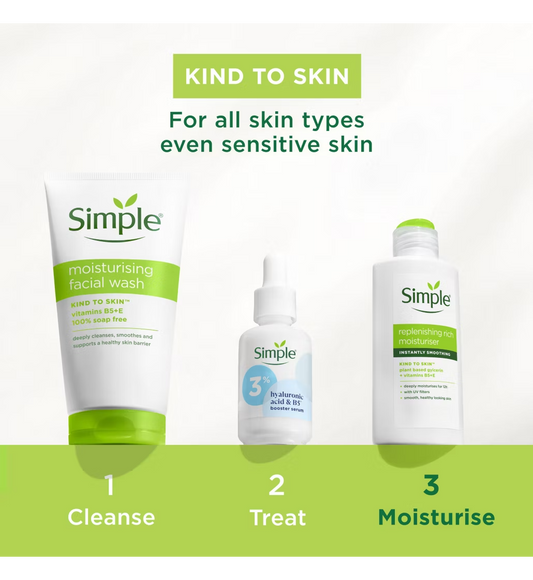 Simple Kind to Skin Replenishing Rich Moisturiser 125ml | CC Hair & Beauty UK