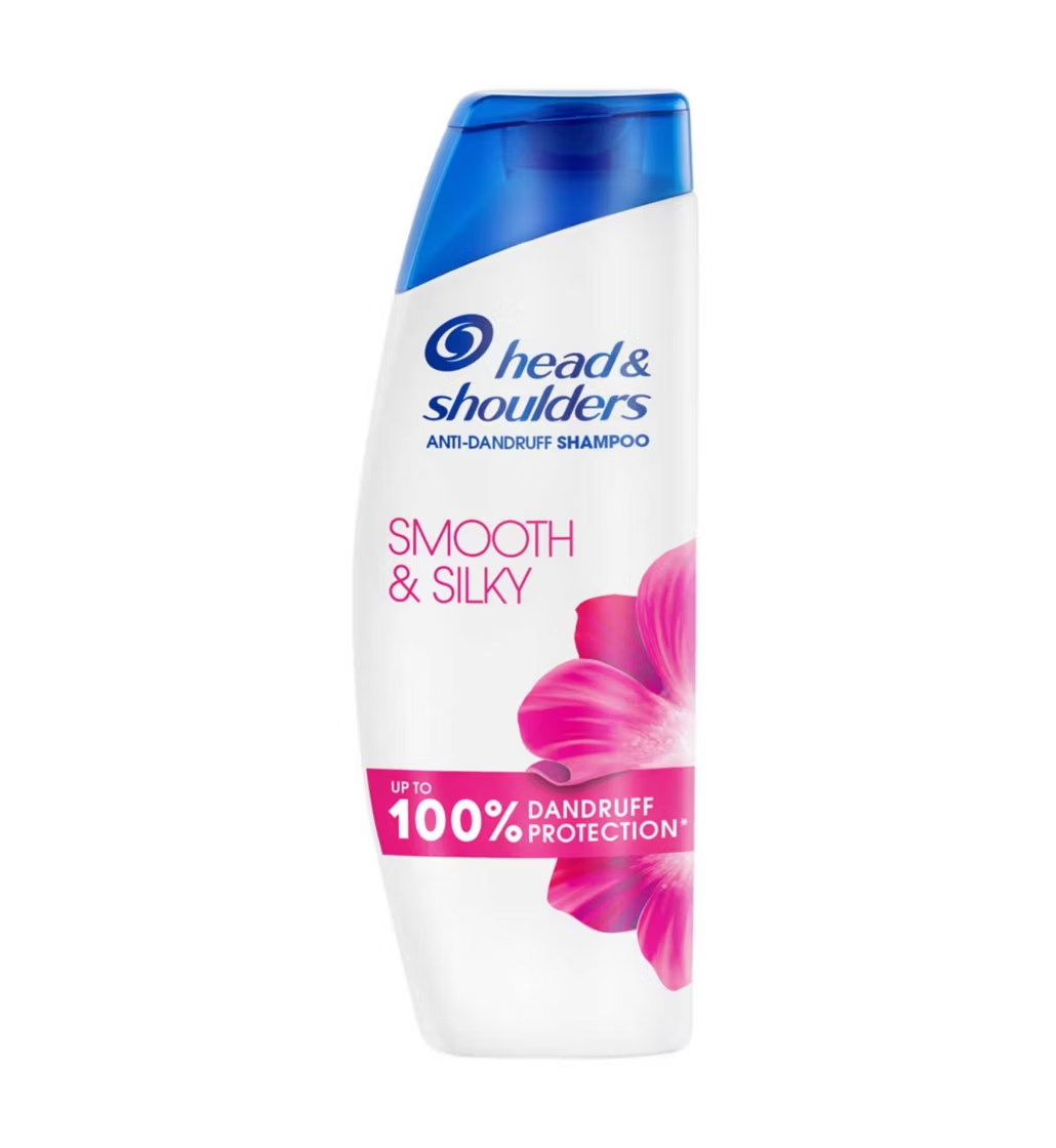 Head & Shoulders Smooth & Silky Anti-Dandruff Shampoo For Frizzy Hair 400ml | CC Hair & Beauty UK