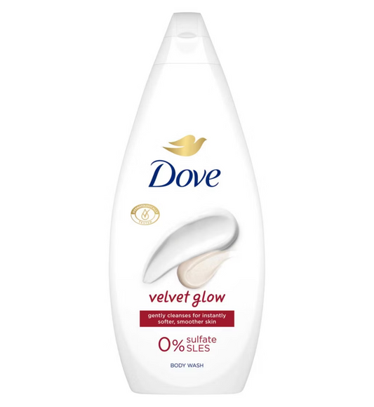 Dove Essential Care Body Wash Velvet Glow 225ml
