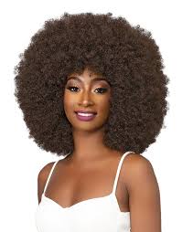 Janet Collection Synthetic Hair Wig - Natural Afro Badu