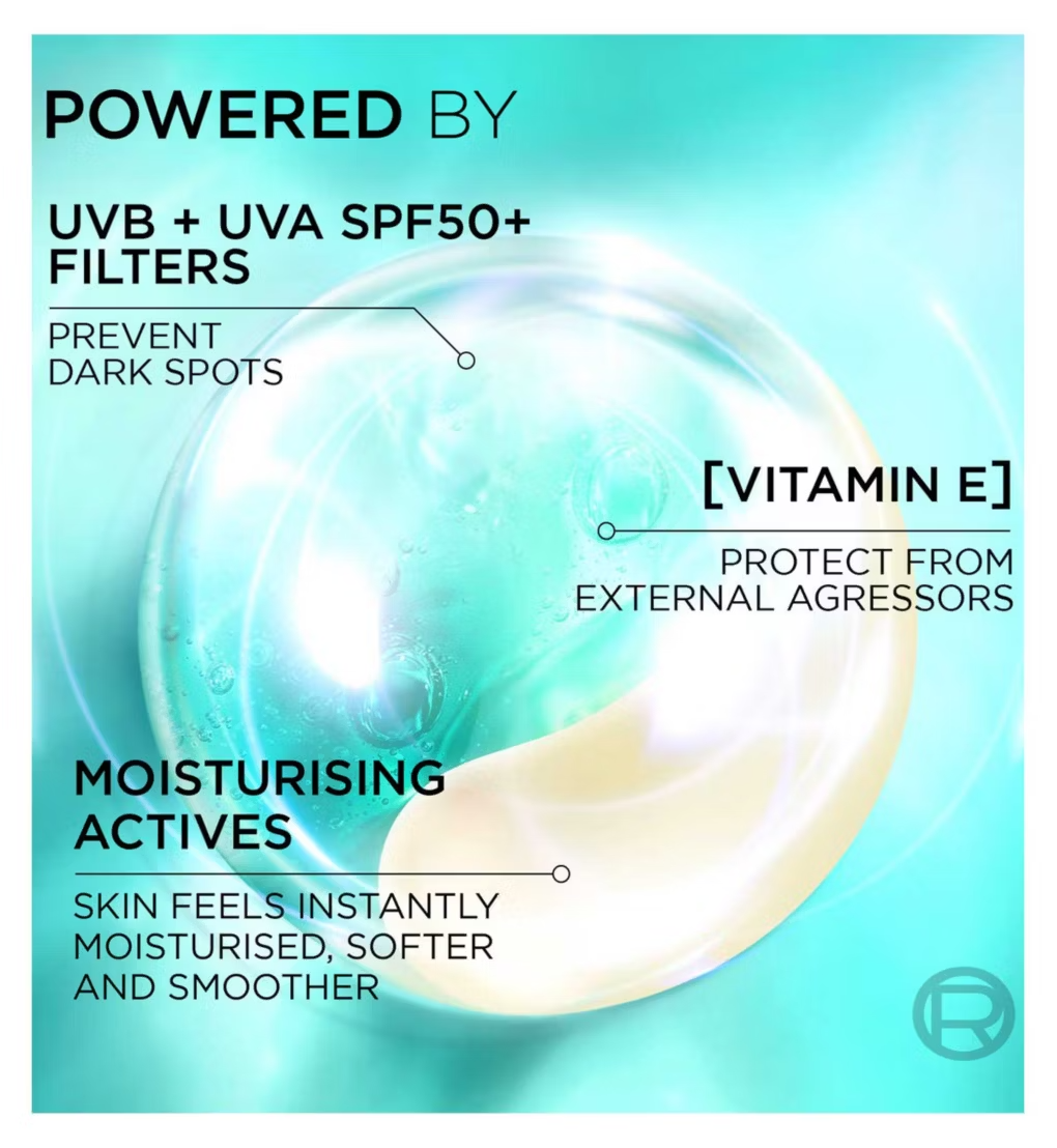 L'Oréal Paris Revitalift Filler 8H Oil Control Hyaluronic Gel Cream Instantly Replumps & Actively Regulate Sebum 50ml
