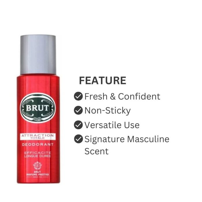 Brut Attraction Totale Deodorant 200ml