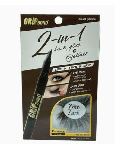 Ebin New York 2 in 1 Lash Glue and Eyeliner 0.06ml - Keep