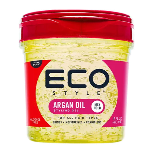 Eco Styler Argan Oil Styling Gel 710ml tub for frizz control, shine and hold