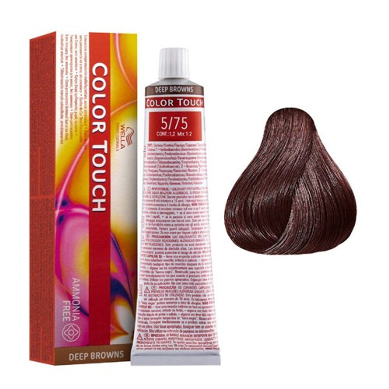 Wella Professional Color Touch  Deep Brown Demi Permanent Dyes 60Ml