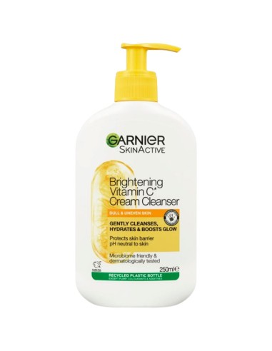 Garnier Skin Active Brightening Vitamin C Cream Cleanser 250ml