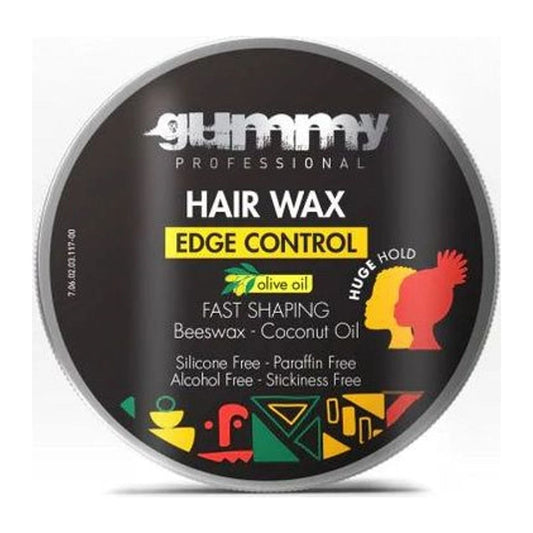 Gummy Professional Hair Wax Edge Control Olive Oil Strong Hold 150ml pot