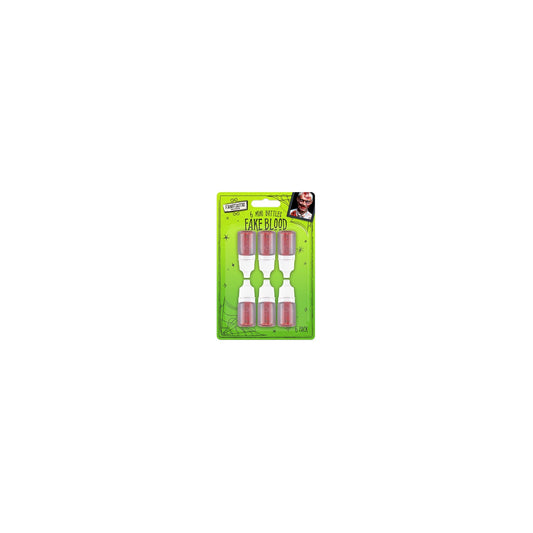 Halloween Blood Drop Mini Bottles 6pk