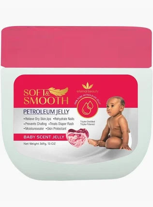 Soft & Smooth  Petroleum Jelly - Aloe Vera, Lavender, Baby Scent, Cocoa Butter, shea Butter  - 13oz