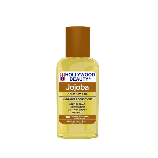 Hollywood Beauty Jojoba Premium Oil for Hair, Scalp, Skin, and Nails 59.2 ml